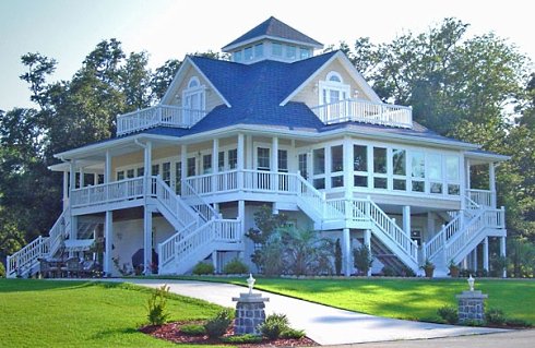 Beach Cottage House Plans with Wrap around Porch
