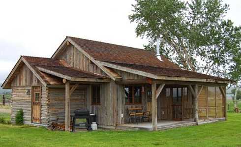 Small Cabin with Porch Designs