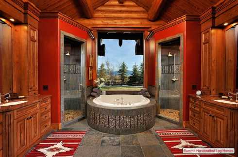 Log Cabin Home Decor -- Bedrooms, Bathrooms . . . . . And Beyond!