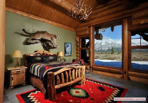 House Designs on Log Cabin Home Decor    Bedrooms  Bathrooms           And Beyond