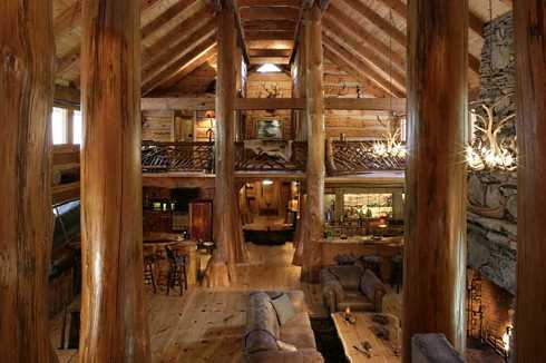 Small  Cabins on Log Cabin Home Plans       A Spectacular Hunter S Haven