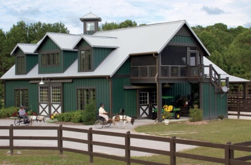 Metal Pole Barn House Plans