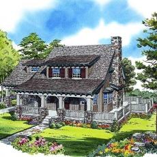 Small Cottage House Plans with Porches