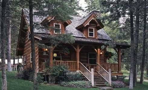  Cabin House Plans on Small Log Cabin Plans   Storybook Style For Living Happily Ever After