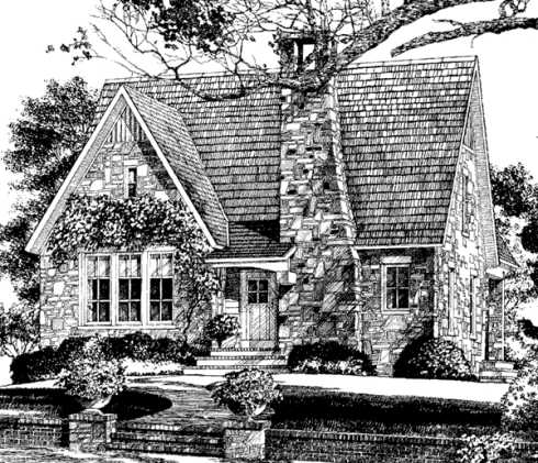 Kitchen Design 1920s House on Standout Stone Cottage Plans       Compact To Capacious