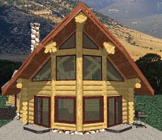 a frame cabin designs