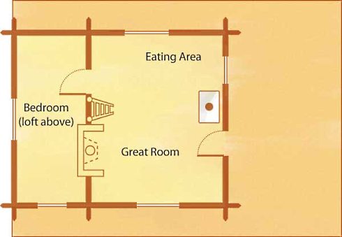 compact cabin floor plans