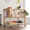 farmhouse kitchen cart