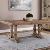 salvaged wood dining table