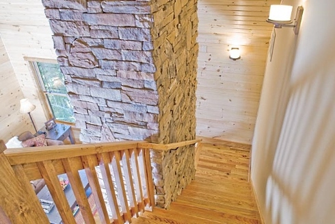 fishing cabin interior