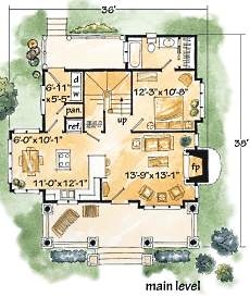 log cabin floor plan