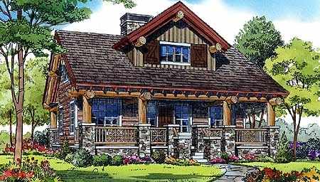 log cabin floor plan