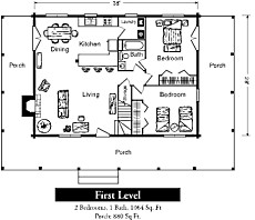 log cabin floor plans