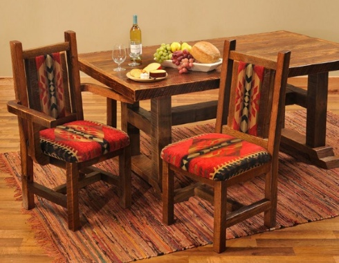 barnwood dining set