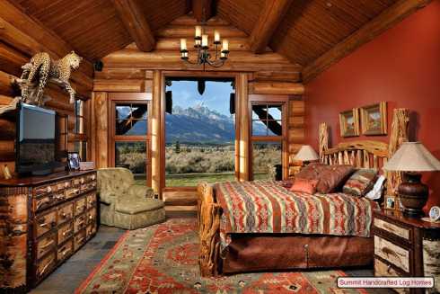 log cabin home decor