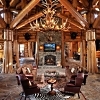 log cabin interior design