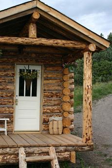 log cabin style mobile homes