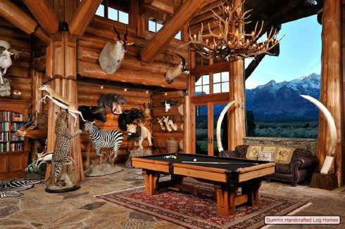 log home decorating