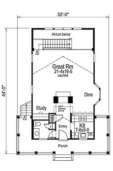 small cabin floor plans