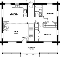 small cabin floor plans