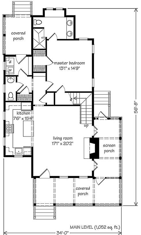 Small Cottage Plans  Farmhouse  Style 