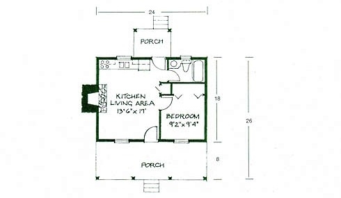 modern log cabin floor plans