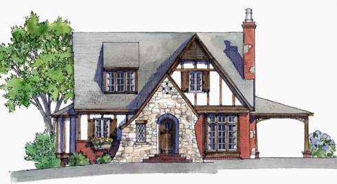 storybook cottage house plans