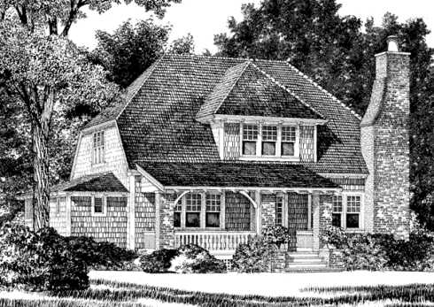 Storybook House  Plans  Cozy Country Cottages  