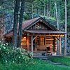 small log cabin