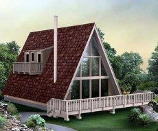 a frame cabin designs