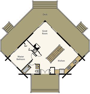 compact cabin floor plans