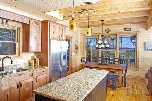 fishing cabin kitchen