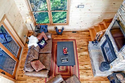 fishing cabin interior