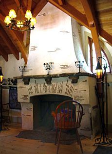 hobbit house fireplace