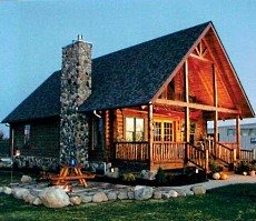 log cabin floor plans