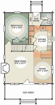 log cabin floor plans