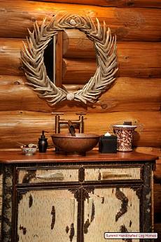 log cabin home decor