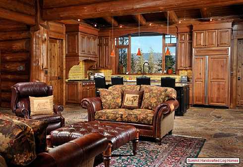 log cabin home decor