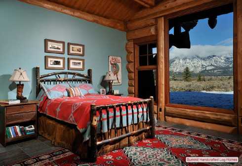 log cabin home decor