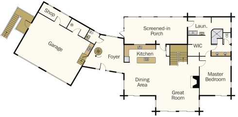 log cabin house plans