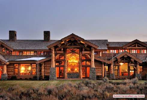 log cabin houses