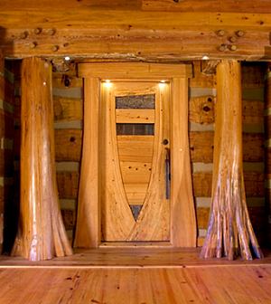 log cabin houses