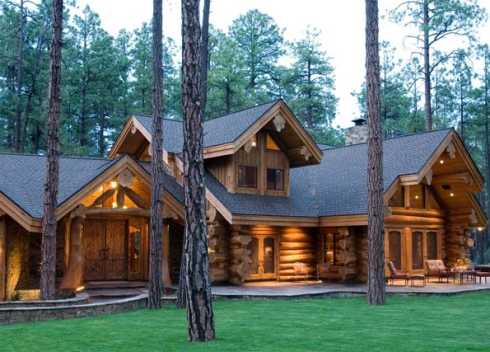 log cabin houses