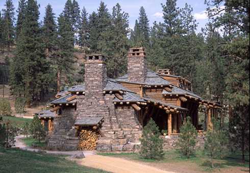 log cabin houses