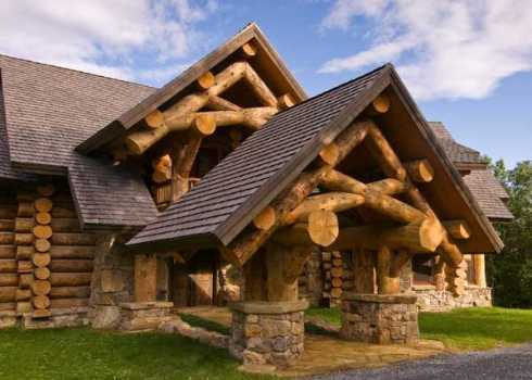 log cabin houses