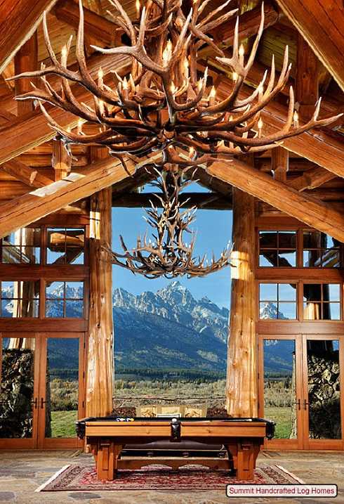 log home decorating