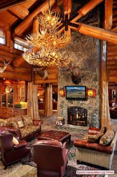 log home decorating