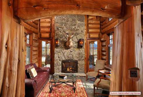 log home decorating