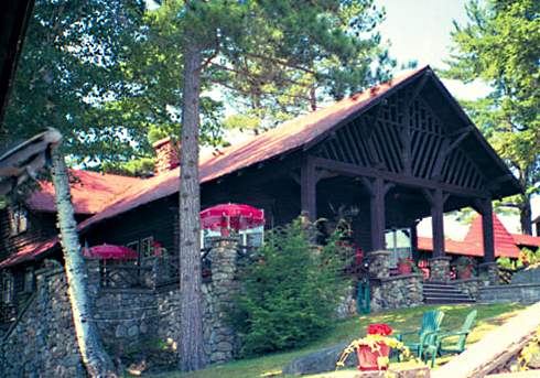 rustic adirondack cabin