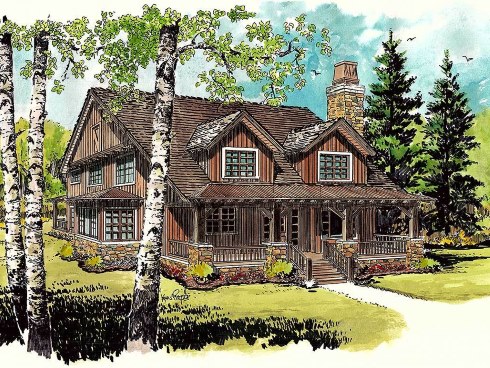 small log home plans